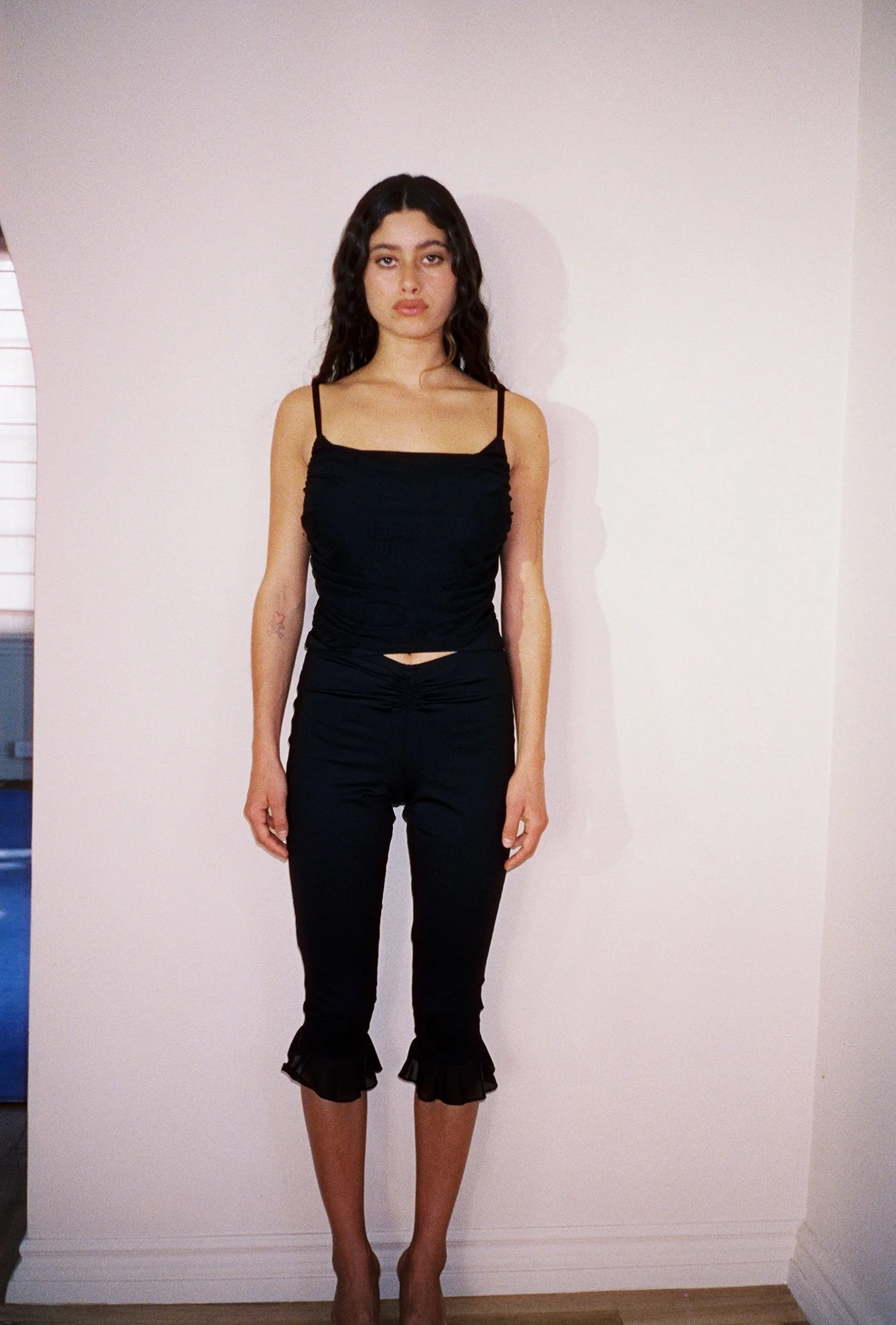 Imogen Capri - Brown / Black — Gigi